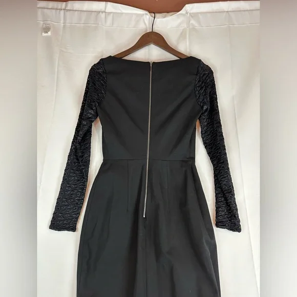 ROLAND MOURET X BANANA REPUBLIC Women’s Size 6 Dress NWT Stretch Sheath Black